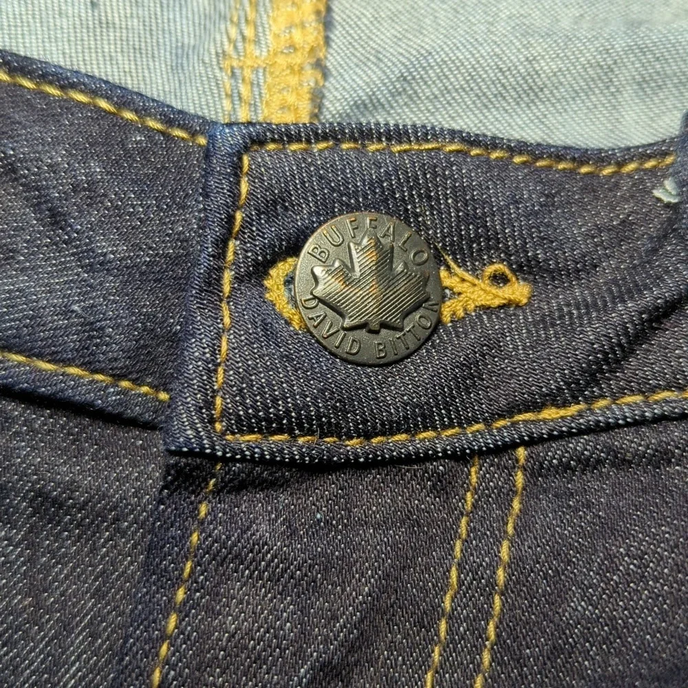 Buffalo David Bitton Straight Six Jeans Union Made Dark Wash Men's Size 32x30